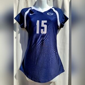 Women's Blue Nike Short Sleeve Baseball Shirt, Size  Small